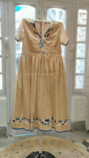 Cotton Jamdani Beg Long Dress