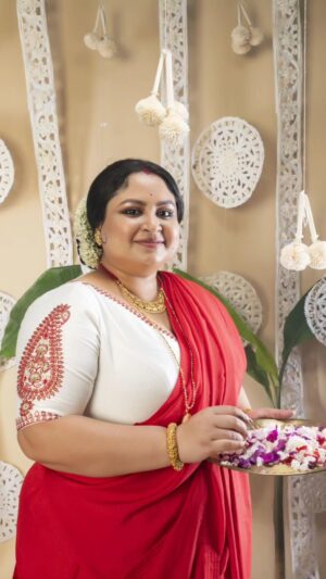 Kolka Katha Embroidered Blouse