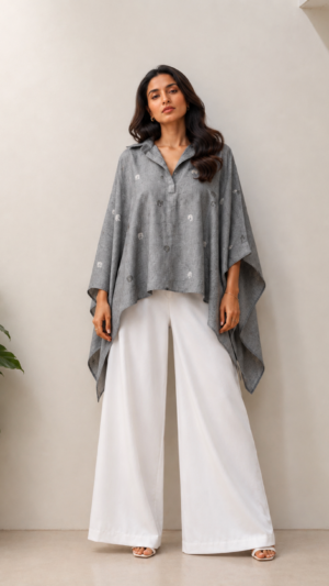 Jamdani Kaftan Top