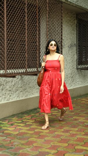Red Polka Romance Dress