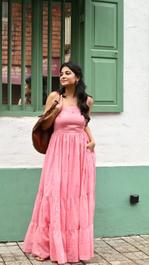 Blush Bloom Jamdani Dress