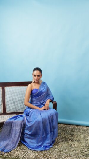 Sapphire Royale Corset Blouse