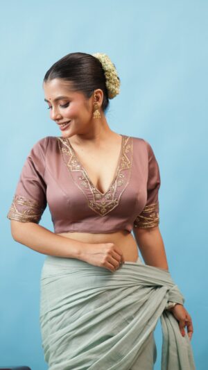 Dusty Rose Heritage Blouse