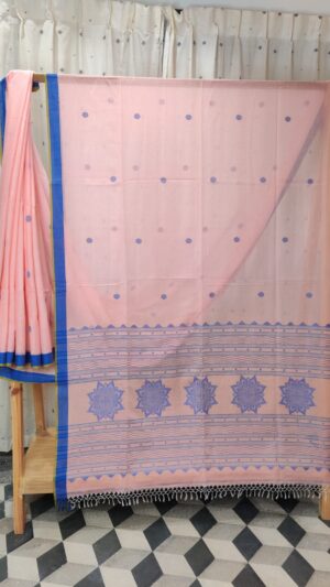 Gulabi Neelika Saree