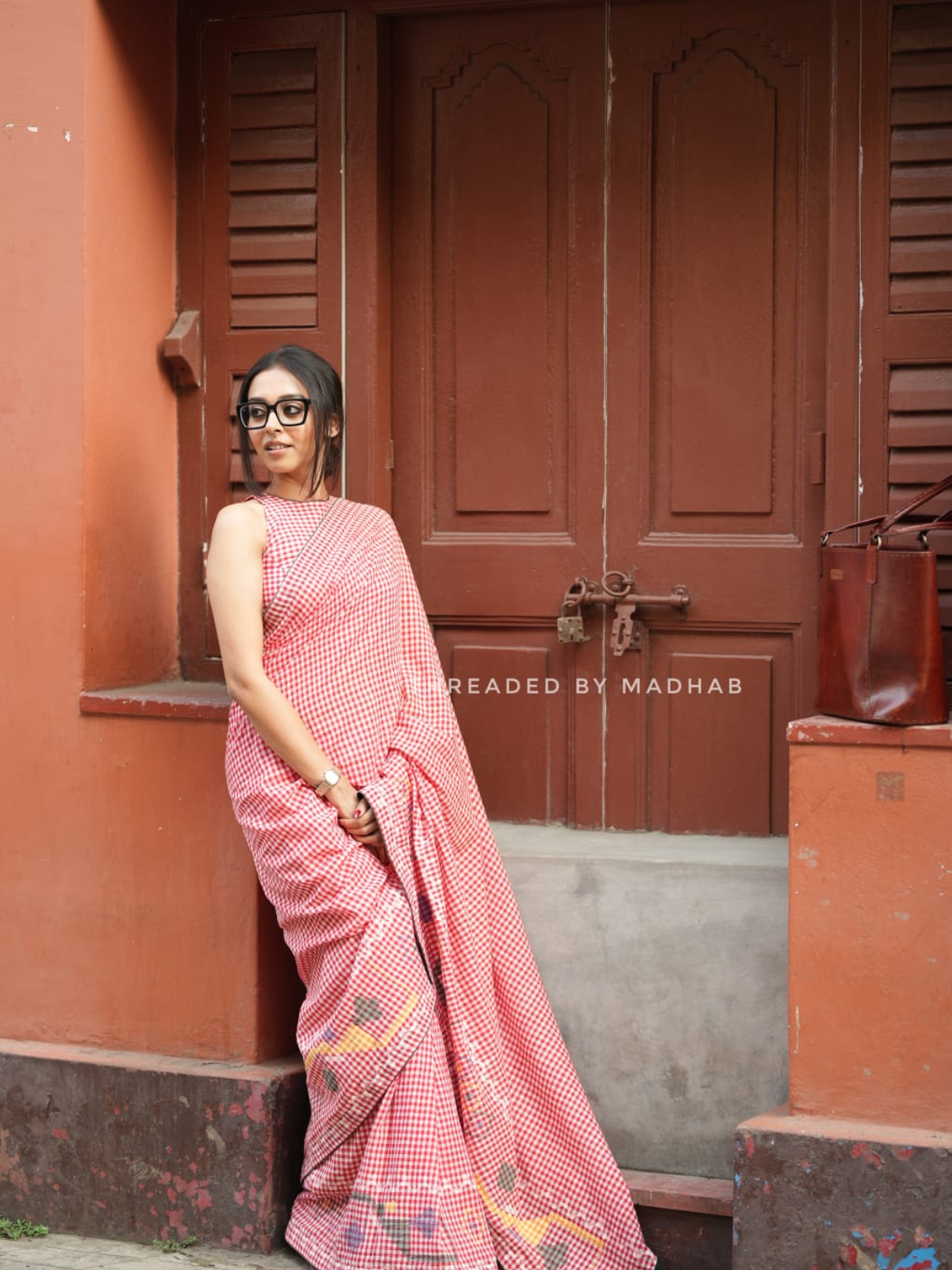 Cotton jamdani saree