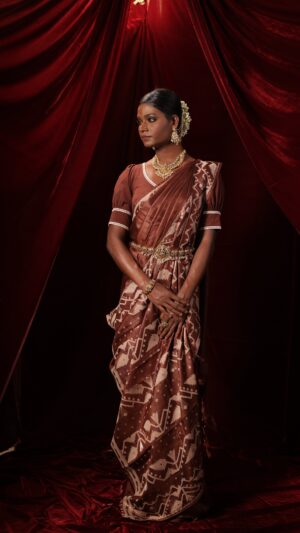 Tussar jamdanii saree