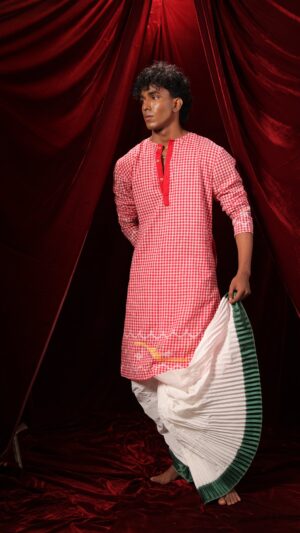 men's jamdanii kurta